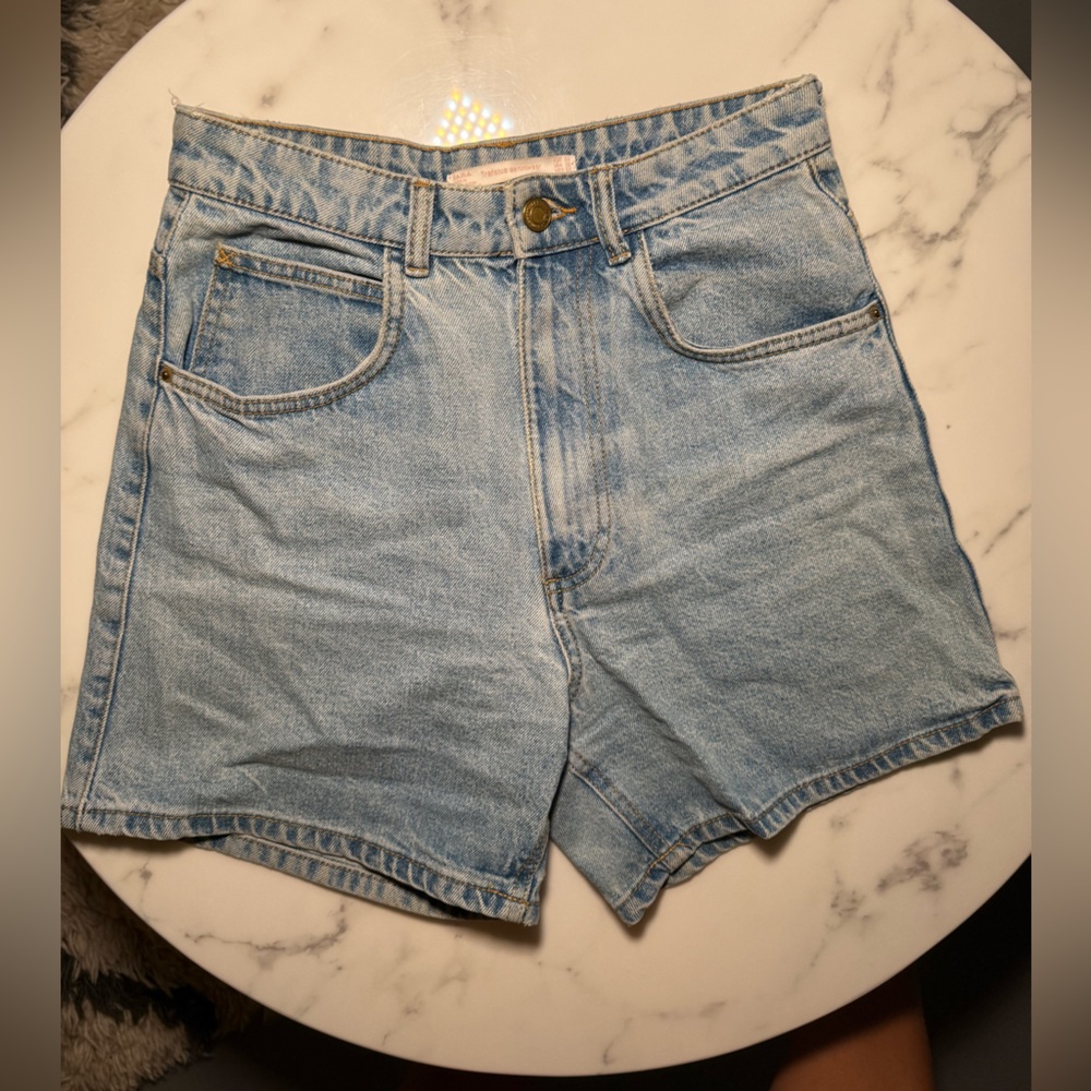Zara Light Blue Jean Shorts for Women